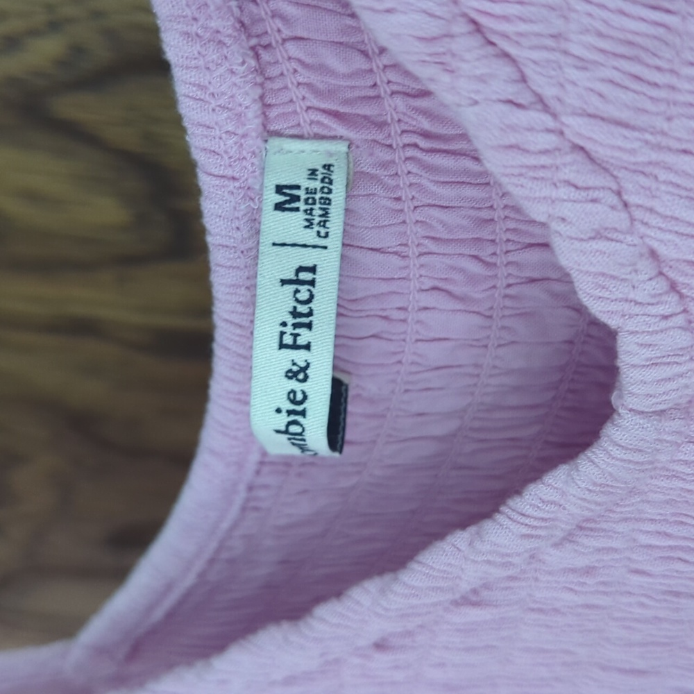 ๐โจ Abercrombie Pink smocked short sleeved dress - Picture 4 of 7